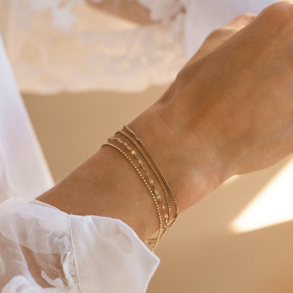 Shimmer Spark Bracelet | 14K Bracelets Leah Alexandra   
